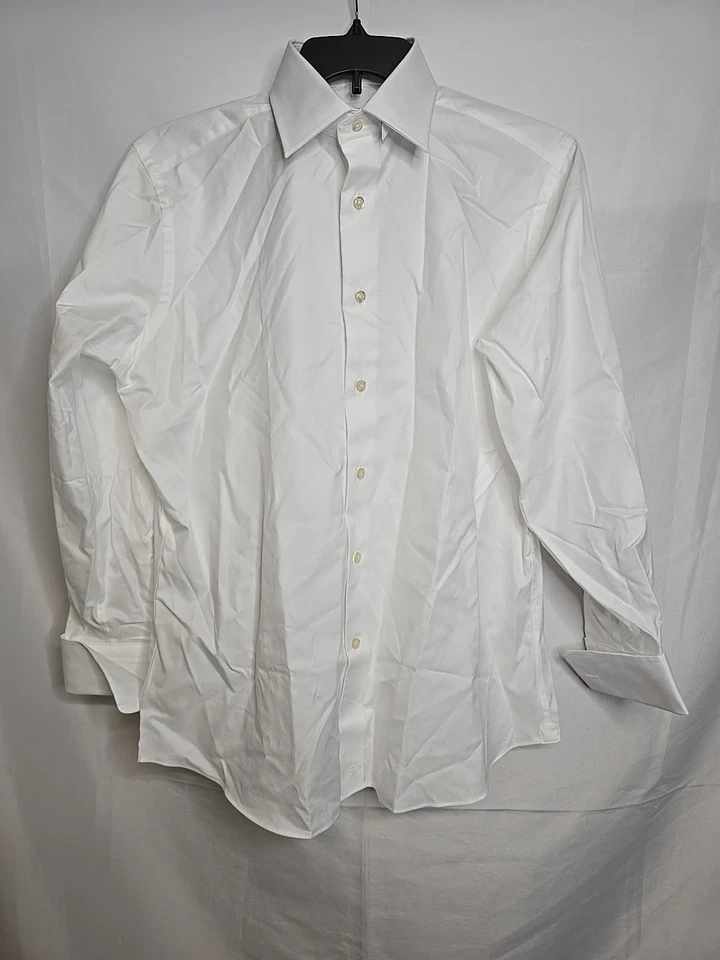 CAMISA DAVID DONAHUE RIBETE PUÑO FRANCÉS RIBETE BÁSICO 16.5 Foto 2 de 4
