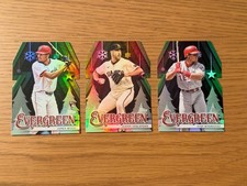 2025 Topps Holiday Evergreen 3 Card Lot - Wood, Verlander, Rodriguez