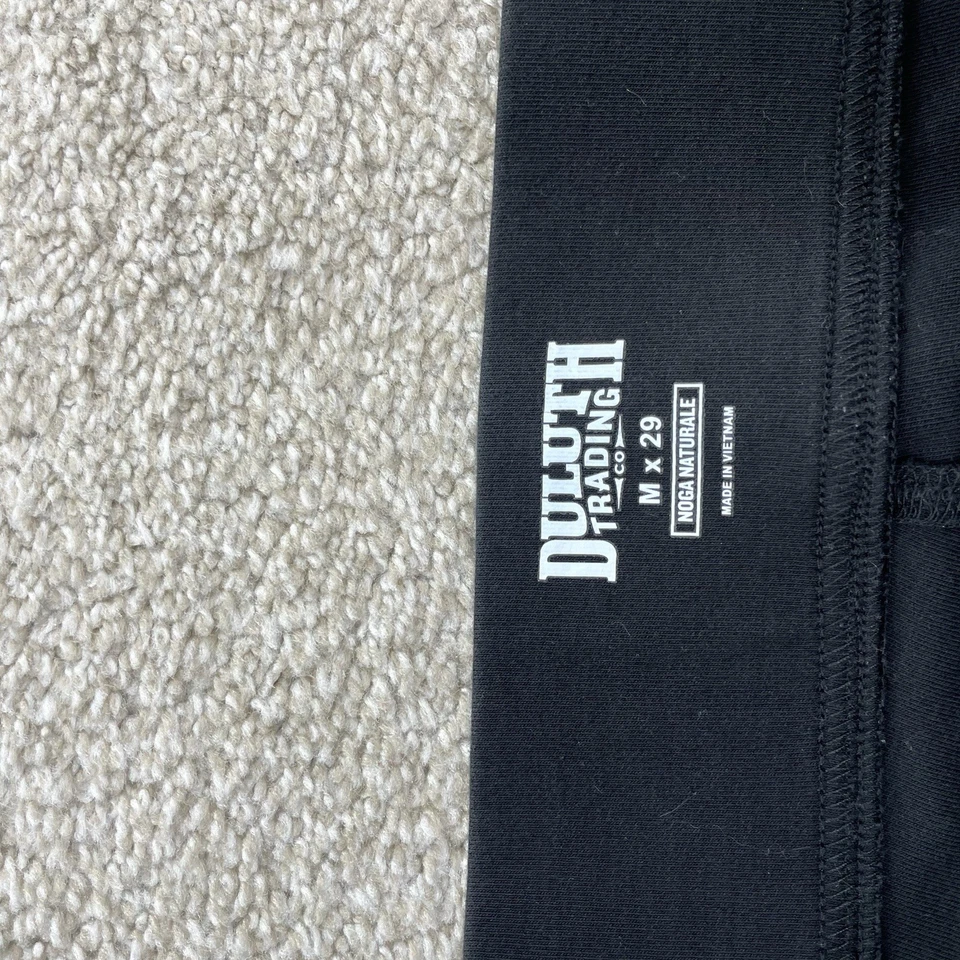 Pantalón Duluth Trading Para Mujer Mediano Negro NoGA Naturale Algodón Tejido Bootcut 13-17 Foto 4 de 4