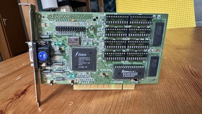 TRIDENT TGUI9440-1 - 1MB OF DRAM PCI RETRO  GRAFIKKARTE VGA TGUI9440-1AGI-1