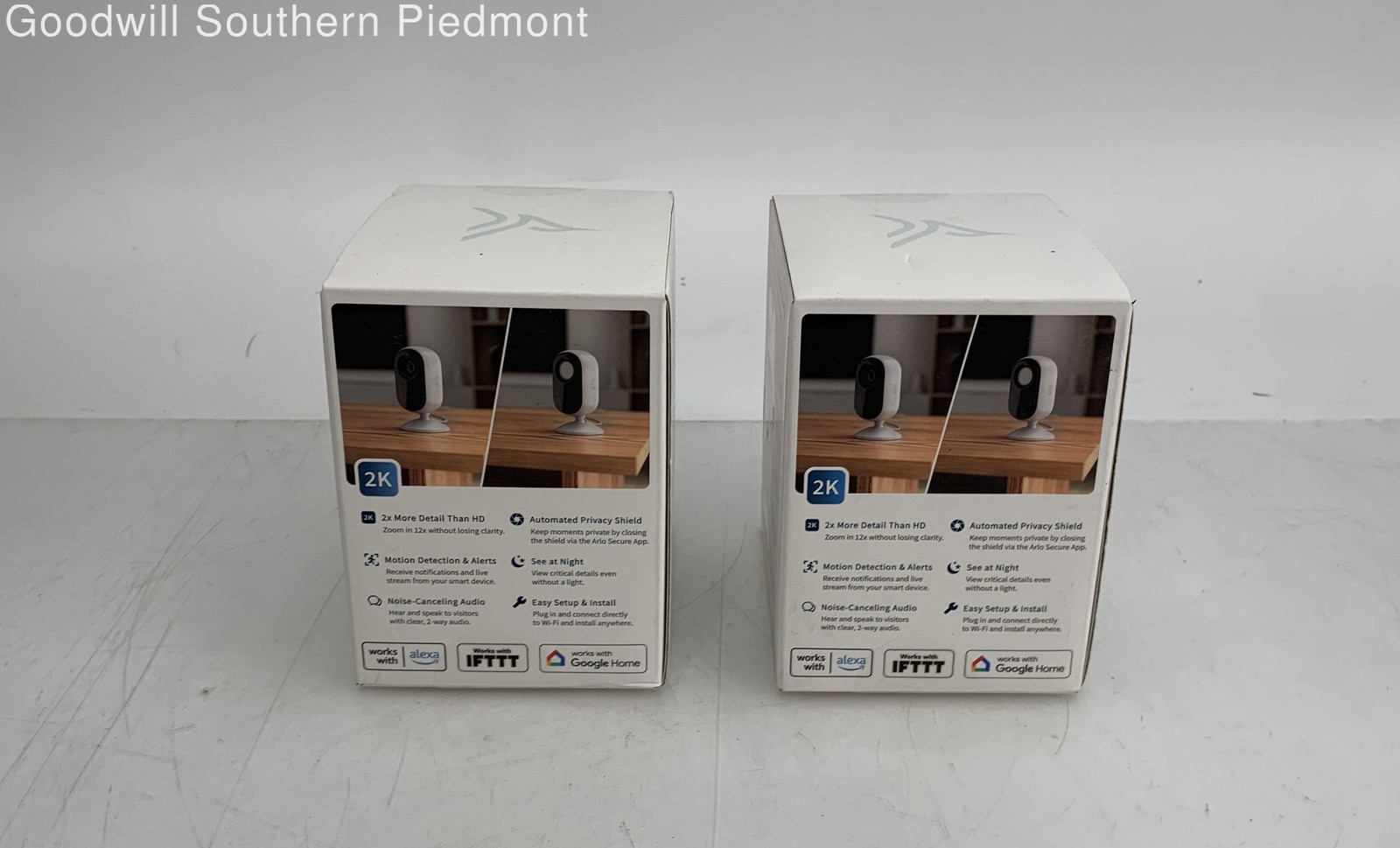 Lot of 2 Arlo VMC3060 Indoor Security Cameras - New | eBay