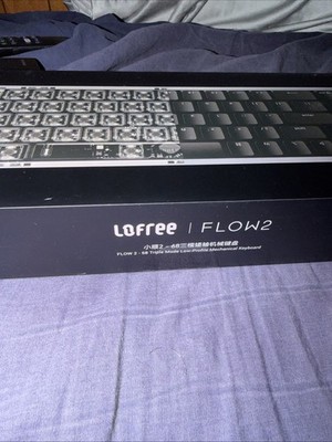 LOFREE Flow2 Mechanical Keyboard 84-Key Tactile Switch Compact Portable Black
