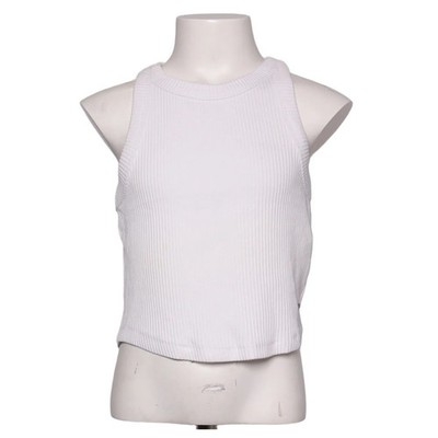 Zara, Tank­top, Größe: 140, Weiß, Baumwolle/Elasthan, Einfarbig #vIp