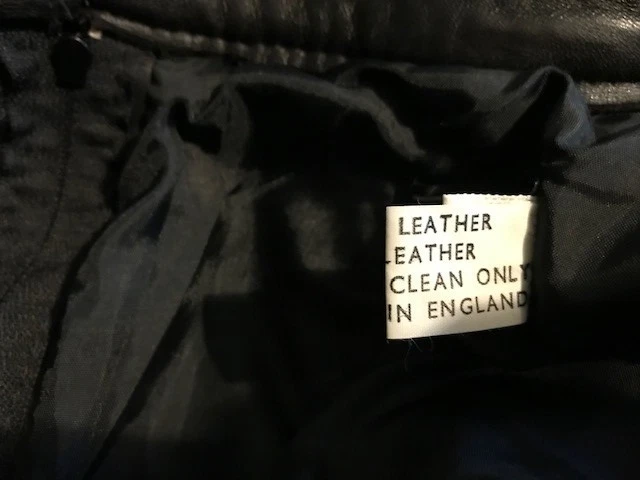 Vintage Sphinx Ladies Black Soft Leather Pencil Skirt Womens UK Size 12/14 - Image 4 of 4