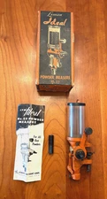 Vintage LYMAN IDEAL Powder Measure with Original Box & Instructions