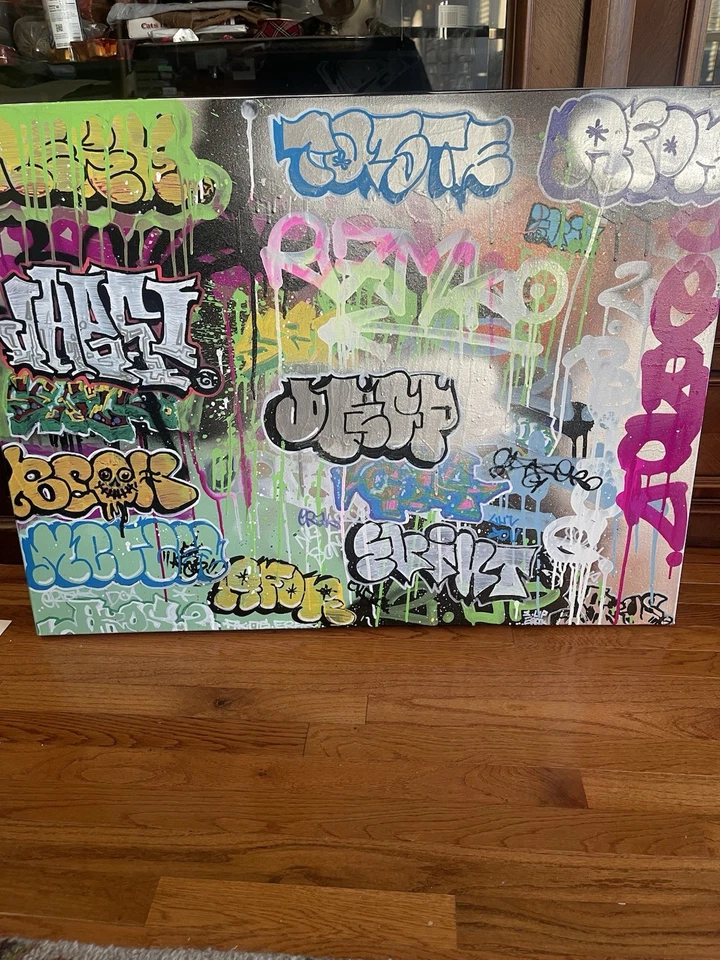 Lienzo artístico de graffiti Foto 3 de 4