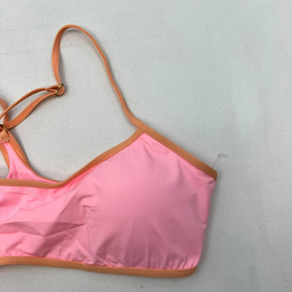 Top de bikini L*Space para mujer Pamela Pull Over espalda en T rosa/naranja talla XL nuevo Foto 2 de 4