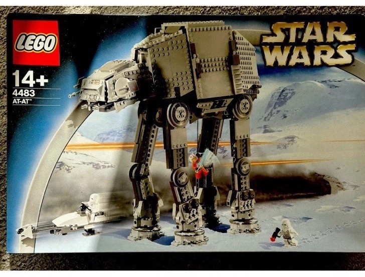 LEGO Star Wars AT-AT Walker 4483 black box NEW sealed vintage rare 2003 2004
