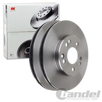 2X NK Bremsscheiben 284Mm BelÜFtet Vorne Passend FÜR MERCEDES-BENZ 124 E-KLASSE