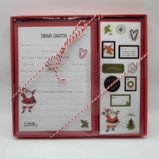 Punch Studio Letters to Santa Boxed Set With Stickers
