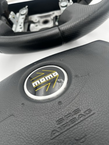 2002-2007 Subaru Impreza WRX OEM Momo Steering Wheel LHD With Cruise Control - Picture 6 of 11