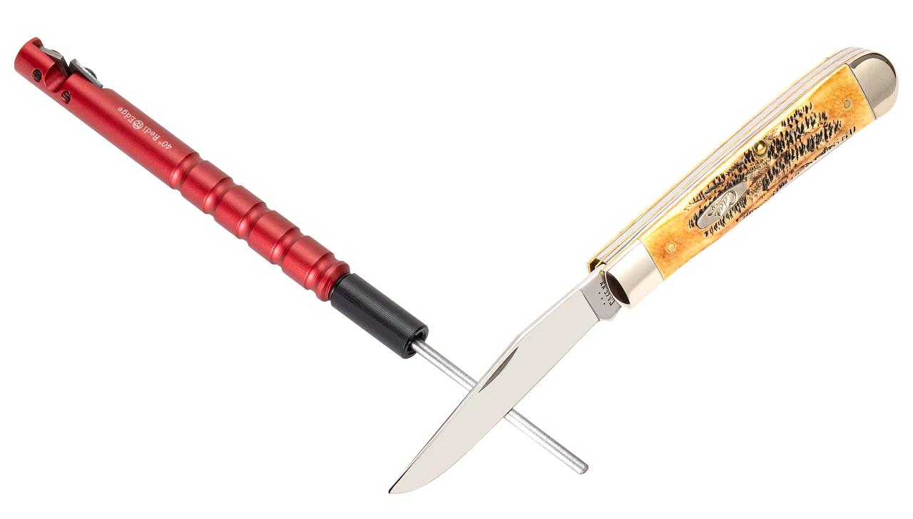 CASE XX Knives 50302 Red Aluminum Sharpening Rod for Pocket Knife
Opens in a new window or tab