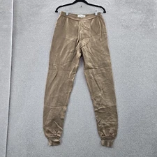 US Army Men Pants M Brown Base Layer Cold Weather 30" Inseam