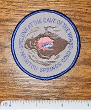 Manitou Spring Colorado Spelunk at the Cave of the Winds Caving Travel Patch