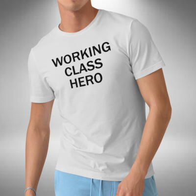 Working Class Hero Herren T-Shirt Small - 5XL John Lennon inspiriert
