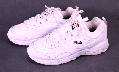 Fila Ray Damen Chunky Sneaker Sportschuhe Gr. 42  Leder weiß low top BS270