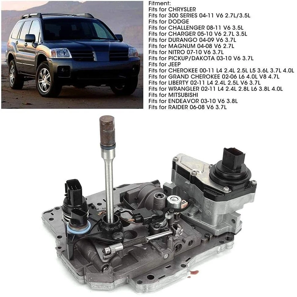 42RLE Chrysler Dodge Jeep VALVE BODY WITH SOLENOID BLOCK-2 PLUG STYLE-LATE EPC - Image 4 of 4