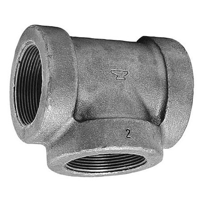 Anvil 0300038809 Fnpt, Cast Iron Reducing Tee, Class 125