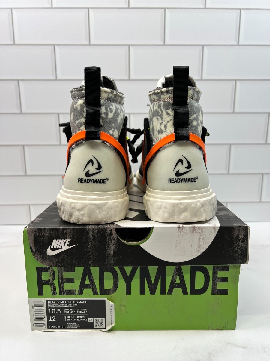 Nike Readymade Readymades Blazer Mid Top Black Camo Sneakers Mens