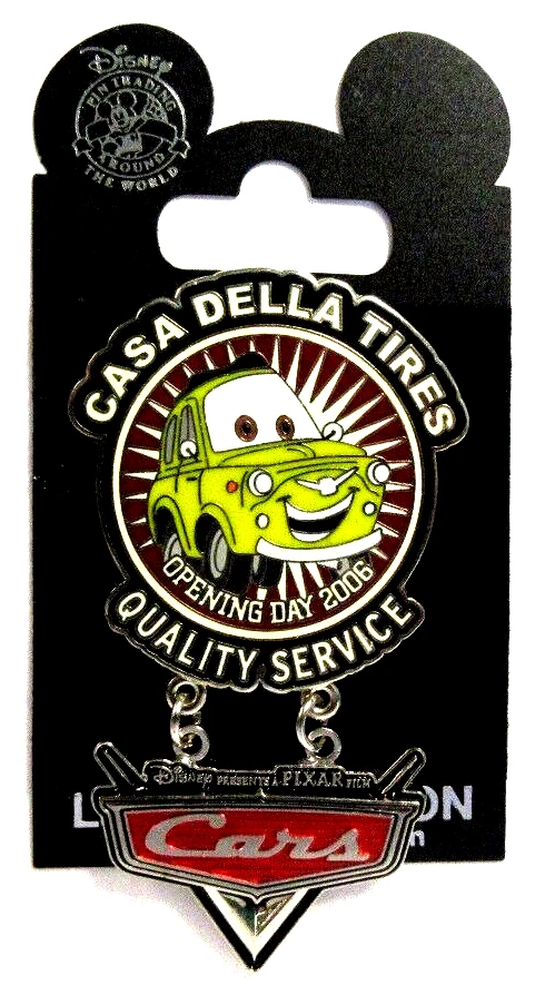 Prendedor de servicio de calidad neumáticos Casa Della Disney Presents A Pixar Film Cars LE 1000 Foto 3 de 4