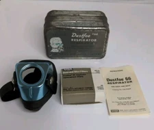 Vtg MSA Dustfoe Respirator #66 Mine Safety Appliances Co Unused Extra Filters A3