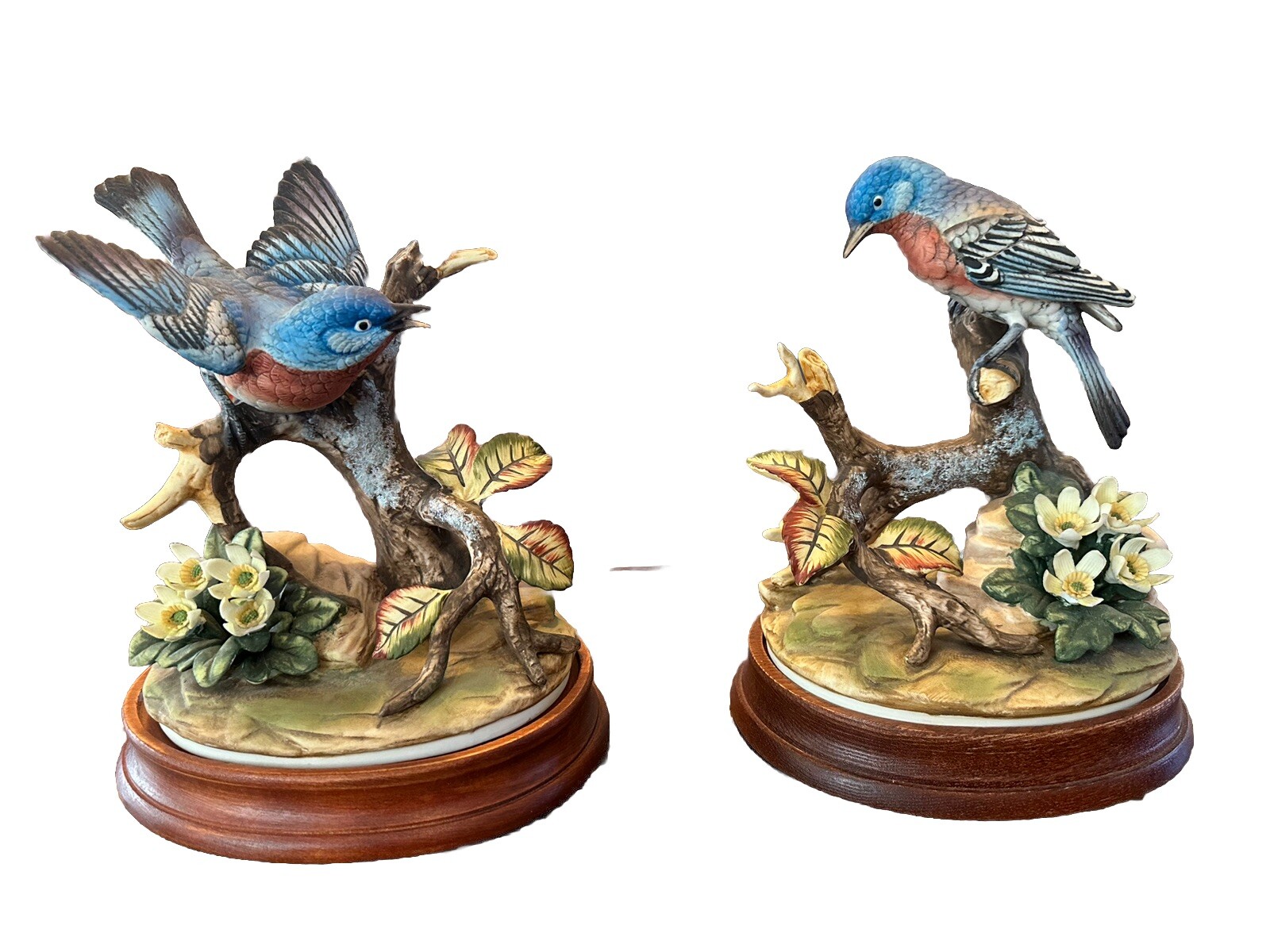 ceramic birds figurine vintage
