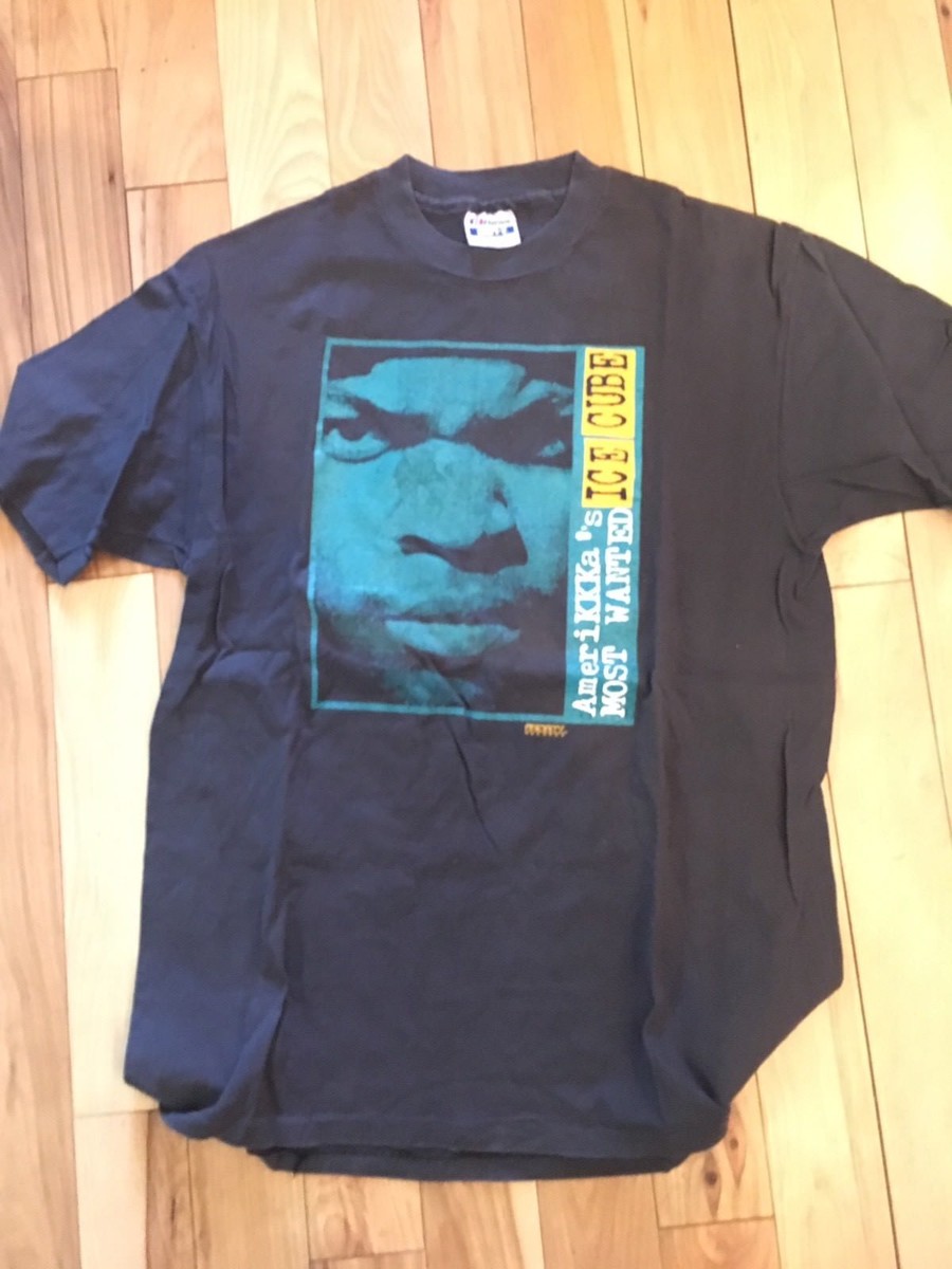 Ice Cube Amerikkka's Most Wanted Shirt Original XL Supreme N.W.A.