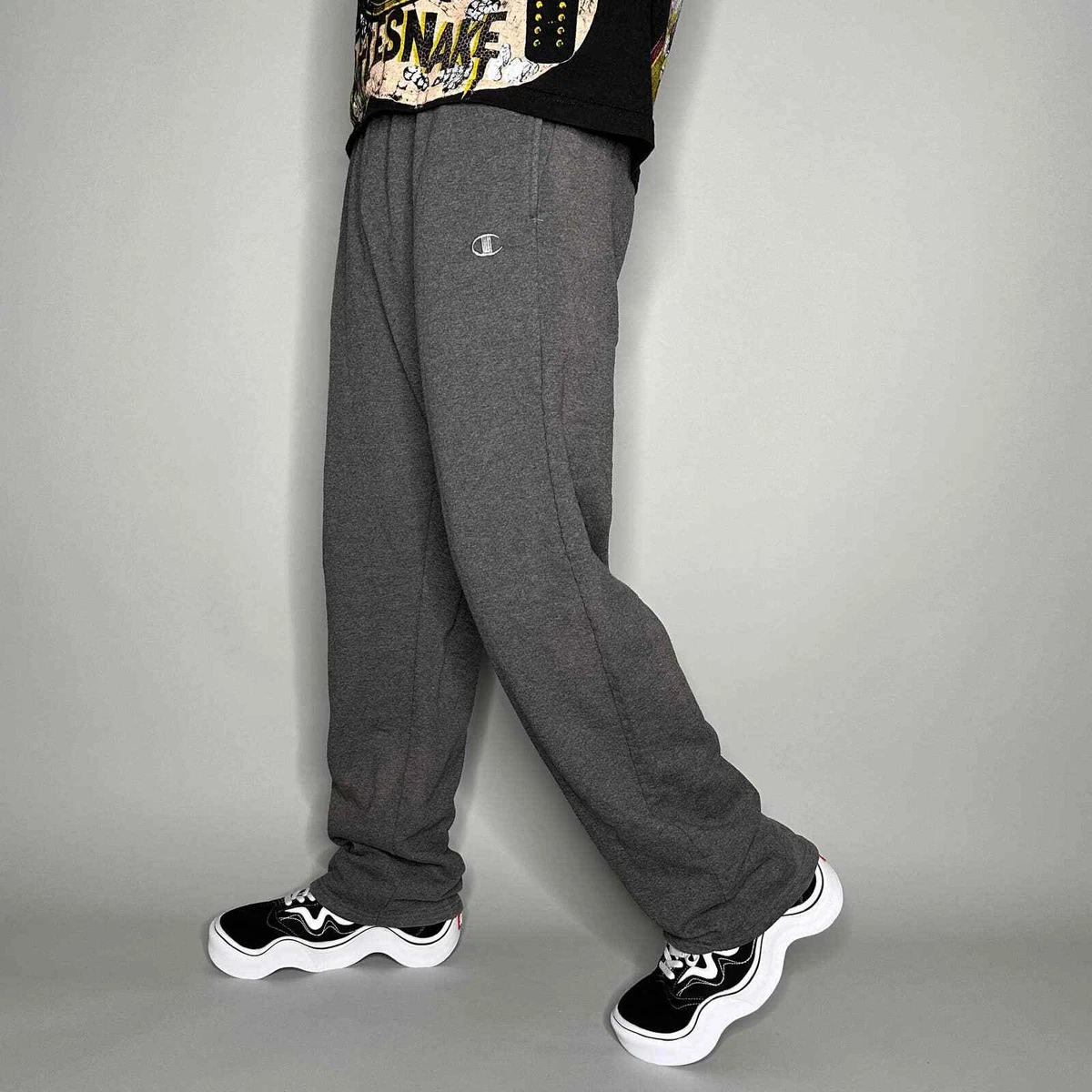 Regular Logo Sweat Pant - Deep Black