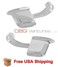 Fits 1959-1967 Impala Door Handle Inner Chrome Pair Right & Left Side 