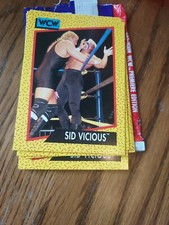 WCW WORLD CHAMPIONSHIP WRESTLING  1991 TRADING CARD #28 SID VICIOUS