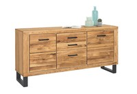 Sideboard Kommode Wildeiche Teilmassiv GeöLt Tiara 158 Cm