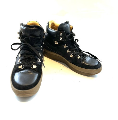 Isabel Marant Etoile Brent Wedge Ladies Leather & Canvas Boots Uk 8 Eur 41 - Picture 3 of 9