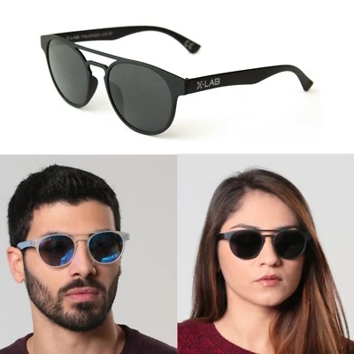 lunettes de soleil homme Femme XLAB flexible amovible Polarisée Rond tr096 - Photo 1/4