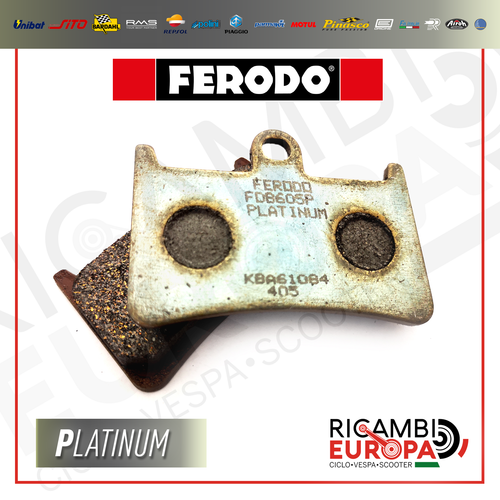KIT PASTIGLIE FRENO FERODO ANTERIORI PER AUDI - FDB1717