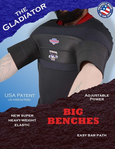 Titan Gladiator Bench Press Shirt - THSPA Approved - Picture 5 of 5