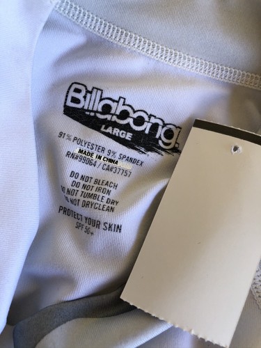 BILLABONG Official Women's Rash Guard Wetsuit SPF 50 Camouflage Top Size Large - Picture 6 of 6