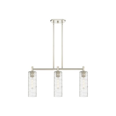Innovations Crown Point 3 Lt 12'' Stem Island, PN/DC - 434-3I-PN-G434-12DE