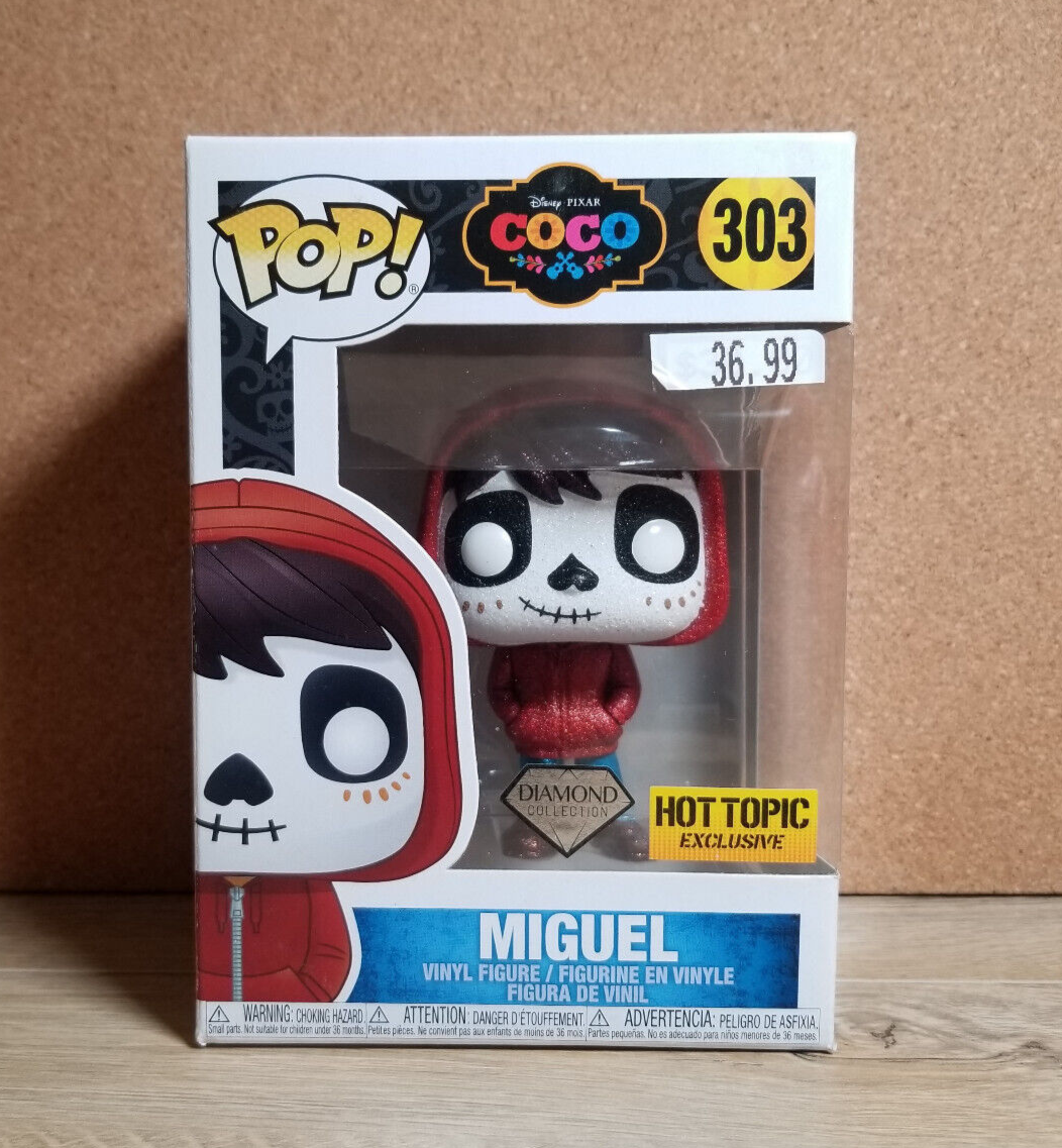 Funko Pop! Disney Pixar Coco (303) Miguel Diamond Collection Hot