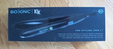 Bio Ionic 10X Pro Styling Flat Iron  with Vibrating 1" Plates Black