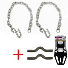 Weight Distribution CHAIN UP w/ (2) 1/4" x 36" Safety Chains & Weld-on Clips