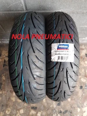 Coppia Gomme 130/70-12 62P 140/70-12 65P MITAS TOURING FORCE DOT2024