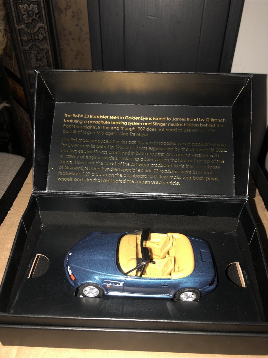 CORGI VANGUARDS James Bond BMW Z3 Goldeneye 1/43 Scale Diecast car CC04905  MINT