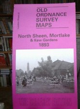 MAP OF North Sheen, Mortlake and Kew Garden 1893 NEW 0850546311