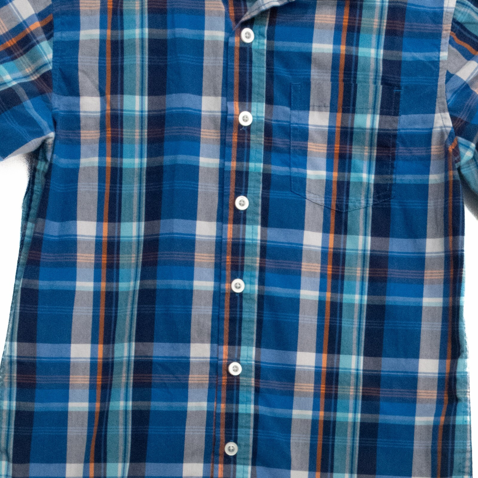 Basic Editions Mens Blue Polyester Button Up Shir… - image 4