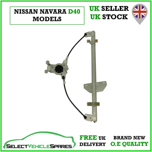 NEW DRIVERS SIDE FRONT RIGHT WINDOW REGULATOR FOR NISSAN NAVARA D40 2005-2015