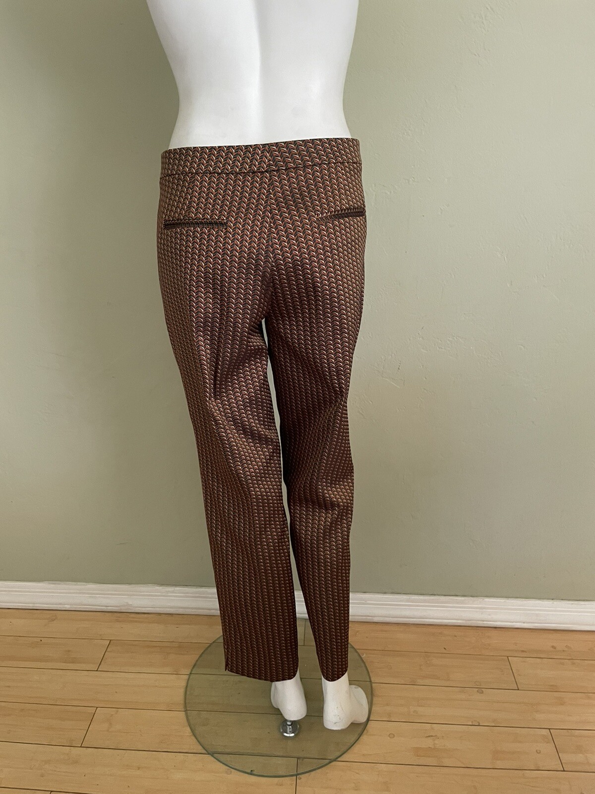 Etro ZigZag Multi Colored Flat Front Trouser size… - image 4
