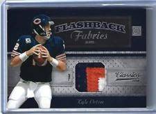 2010 Donruss Classics Flashback Fabrics Kyle Orton Patch #'d 74/200