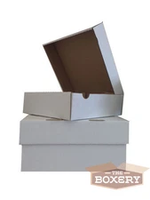10 x 10 x 3" Corrugated Bakery Box Mailers from The Boxery 50/pk