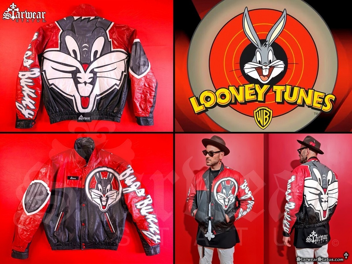 🔥RARE! Vintage 80s 90s Looney Tunes BUGS BUNNY Cartoon Hip