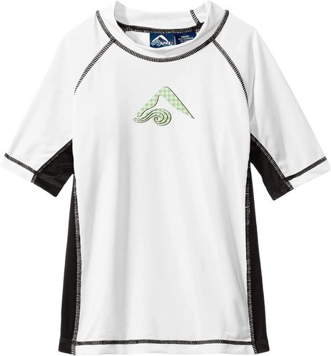 Kanu Surf Men's UPF 50+ Rash Guard - Short Sleeve Sun Protection Swim Shirt In Grey